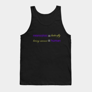 metamorphosis human Tank Top